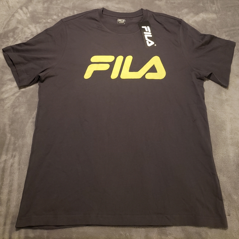 Men's FILA Classic Logo Crewneck T-Shirt (Size XL)